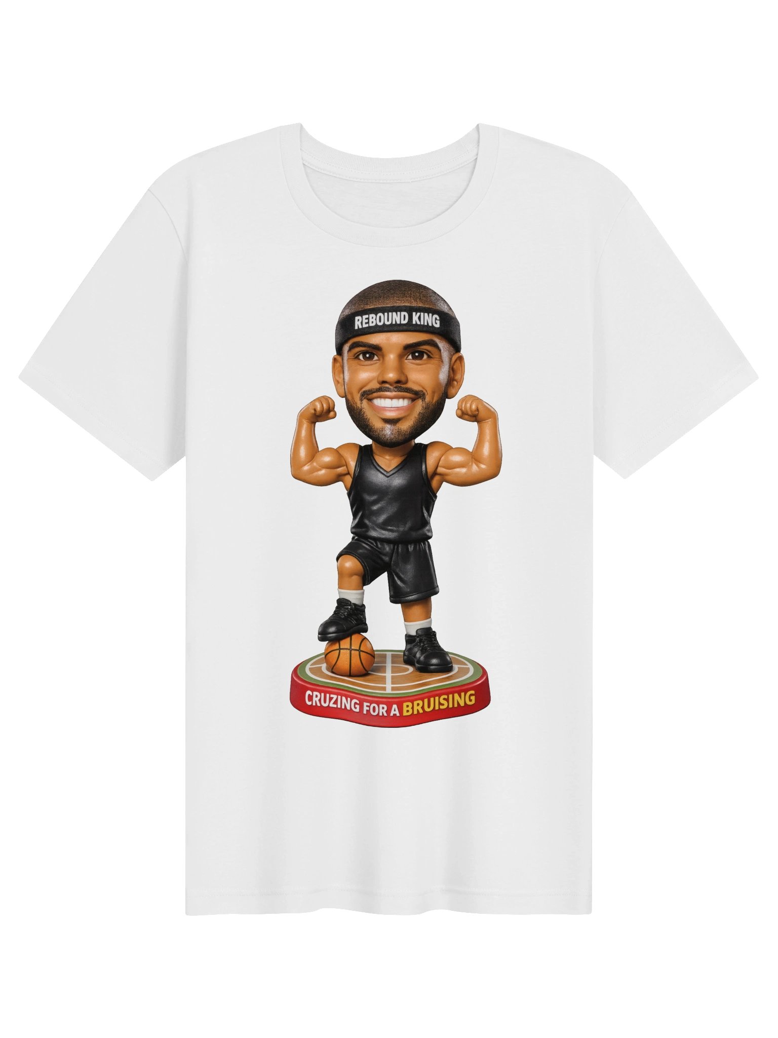Cruz - The Rebound King Basketball Bobblehead Tee product image (1)