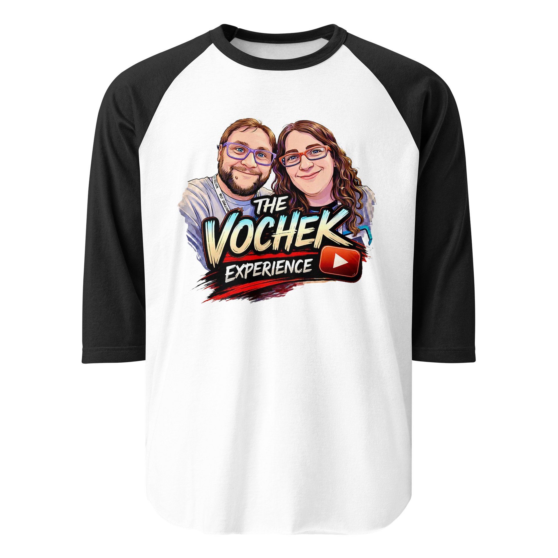 The Vochek Experience Logo Tultex Fine Jersey Raglan Tee product image (1)