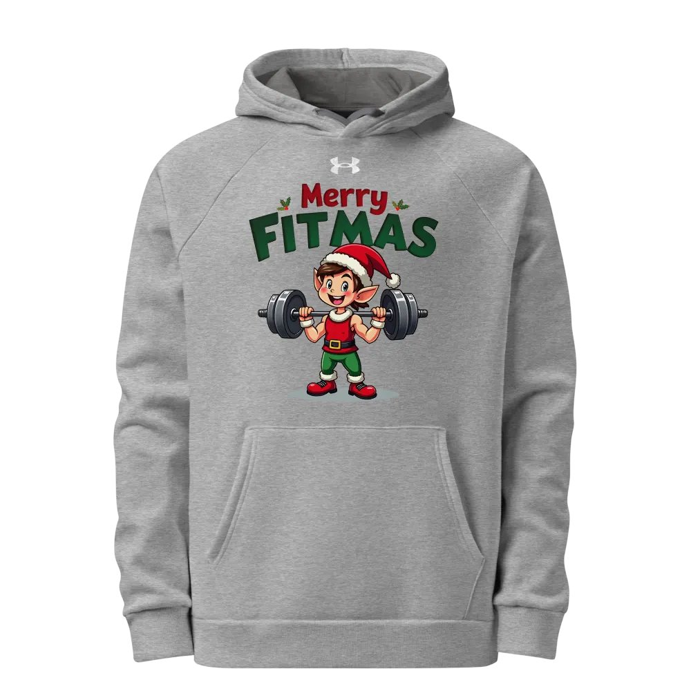 Merry Fitmas Elf Hoodie product image (1)