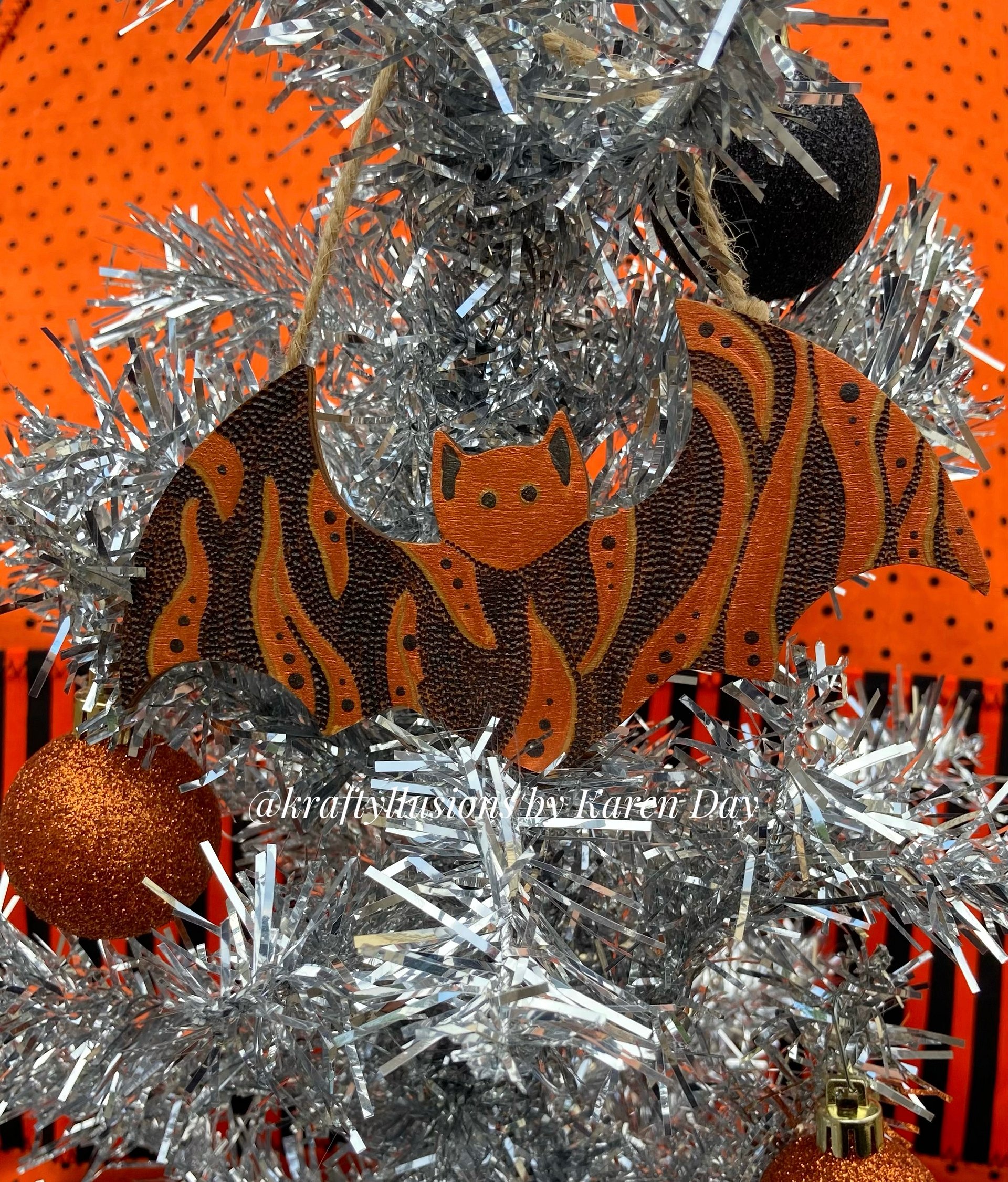 Copper Bat Ornament product image (1)