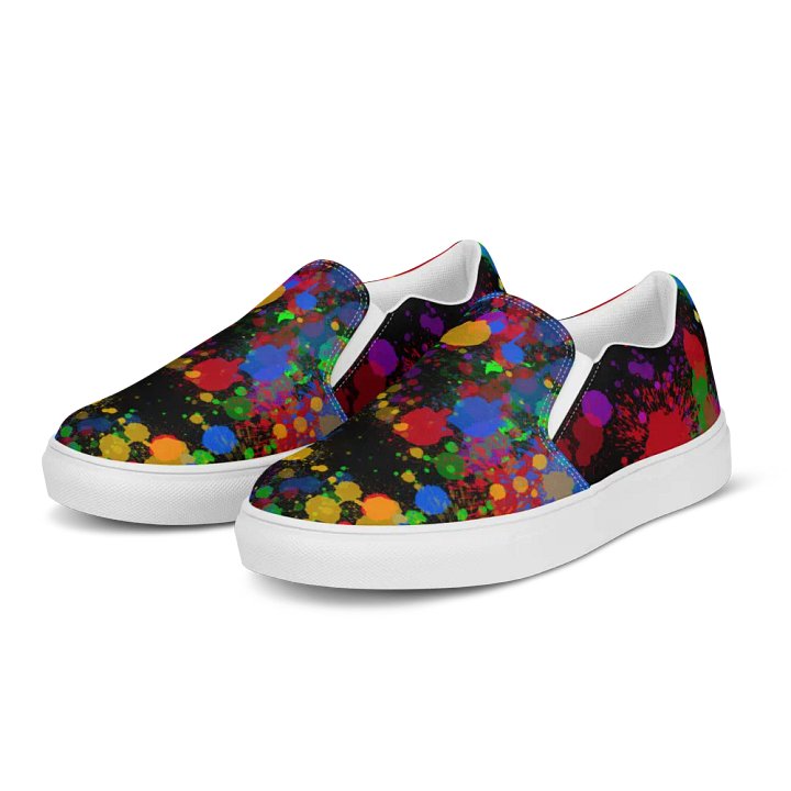 JokersVibe Graffiti Style Slip-On Shoes product image (2)