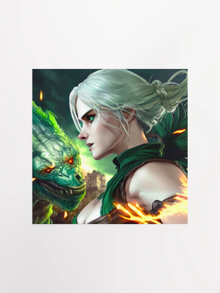 Flame Wielder Fantasy Poster product image (1)