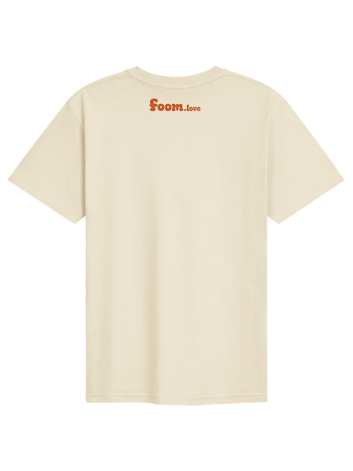 Foom Orange Bubble Wordmark Tee product image (2)