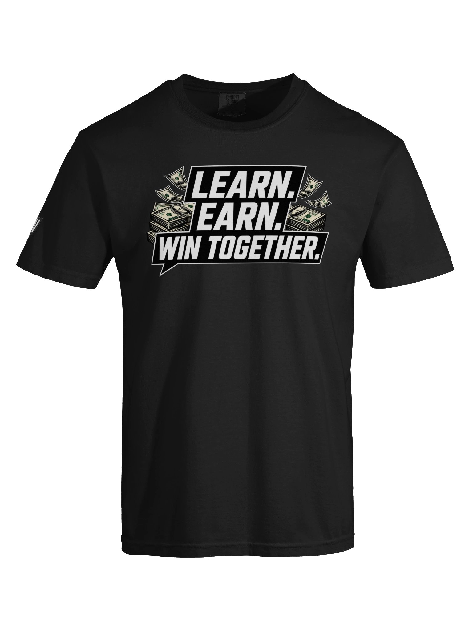 Learn. Earn. Win Together. Heavyweight Tee Shirt product image (9)