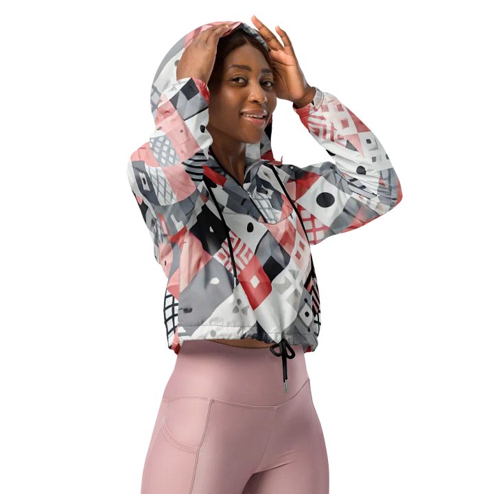 The Alexa Cropped Windbreaker Jacket product image (2)