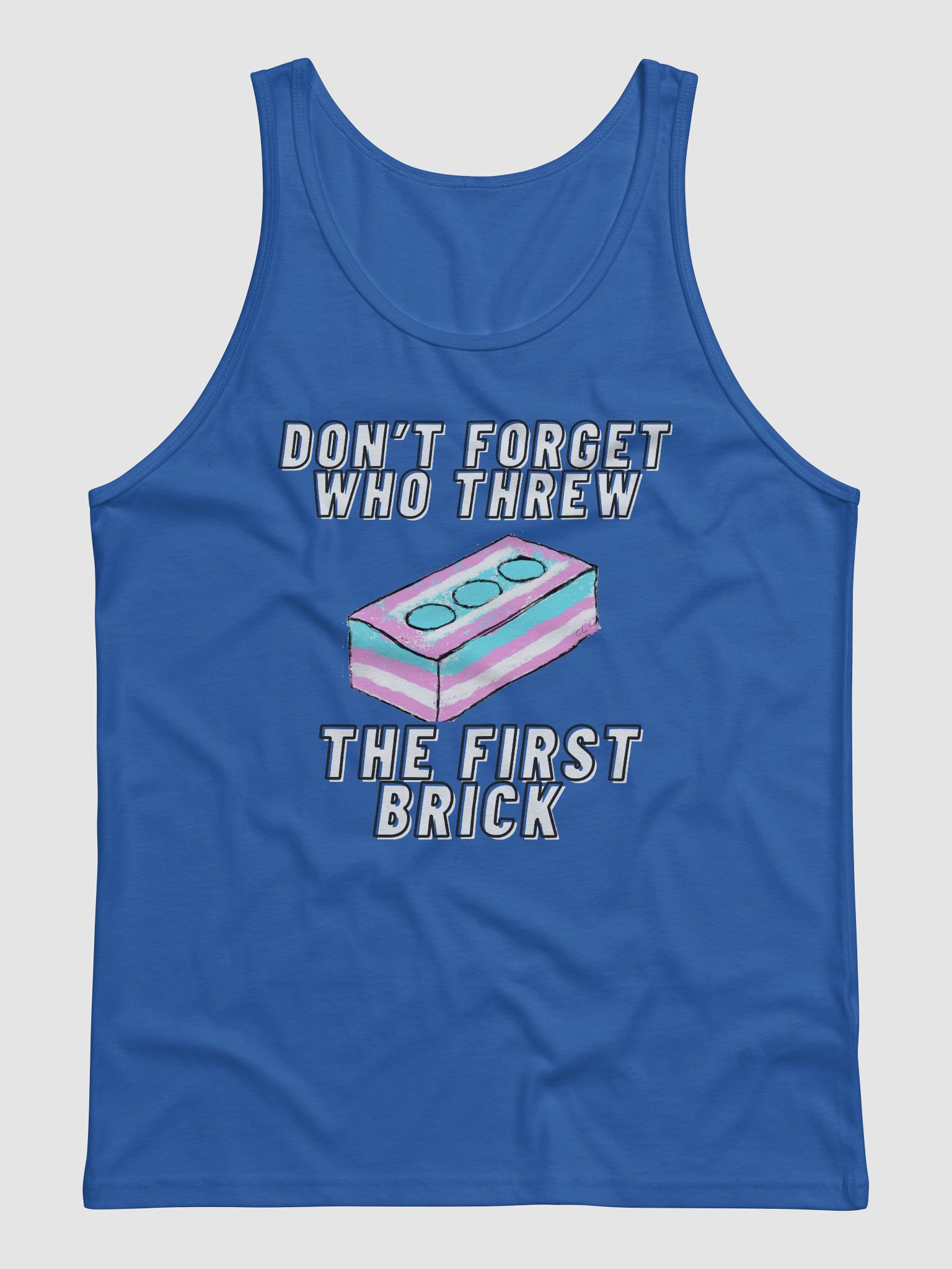 Don't Forget Who Threw The First Brick Tank Top product image (4)