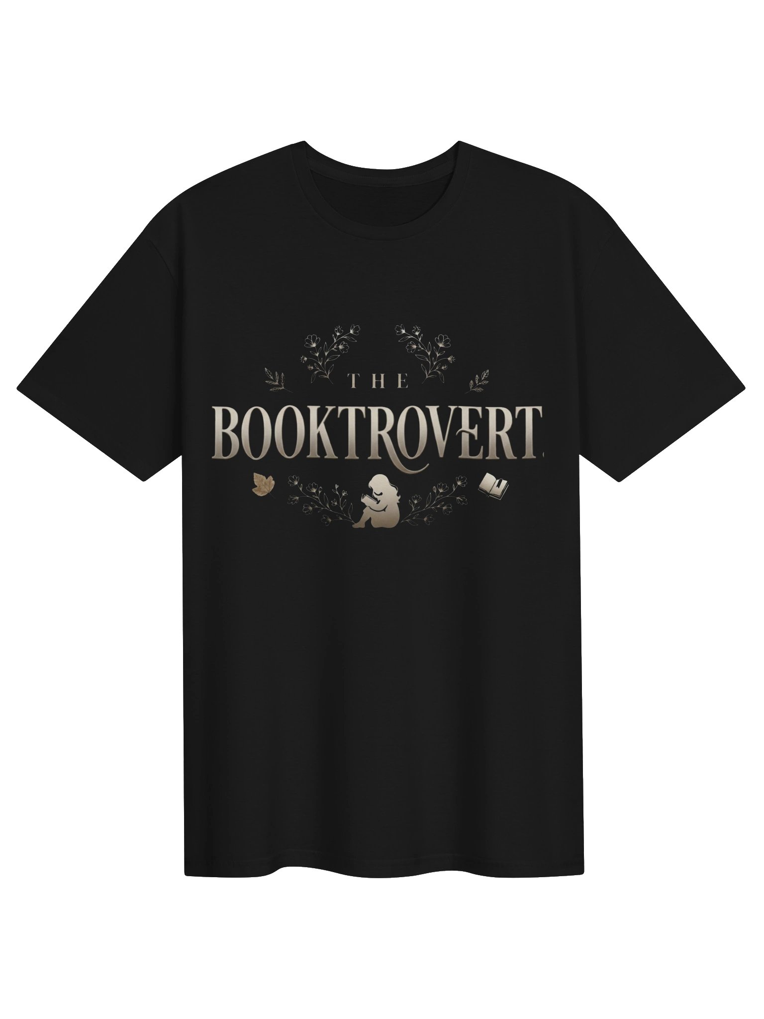 Book Lovers Shirt Women Funny Booktrovert Graphic Tee Teacher Book Reading T-Shirt Bookworm Floral Casual Short Sleeve Tops product image (2)