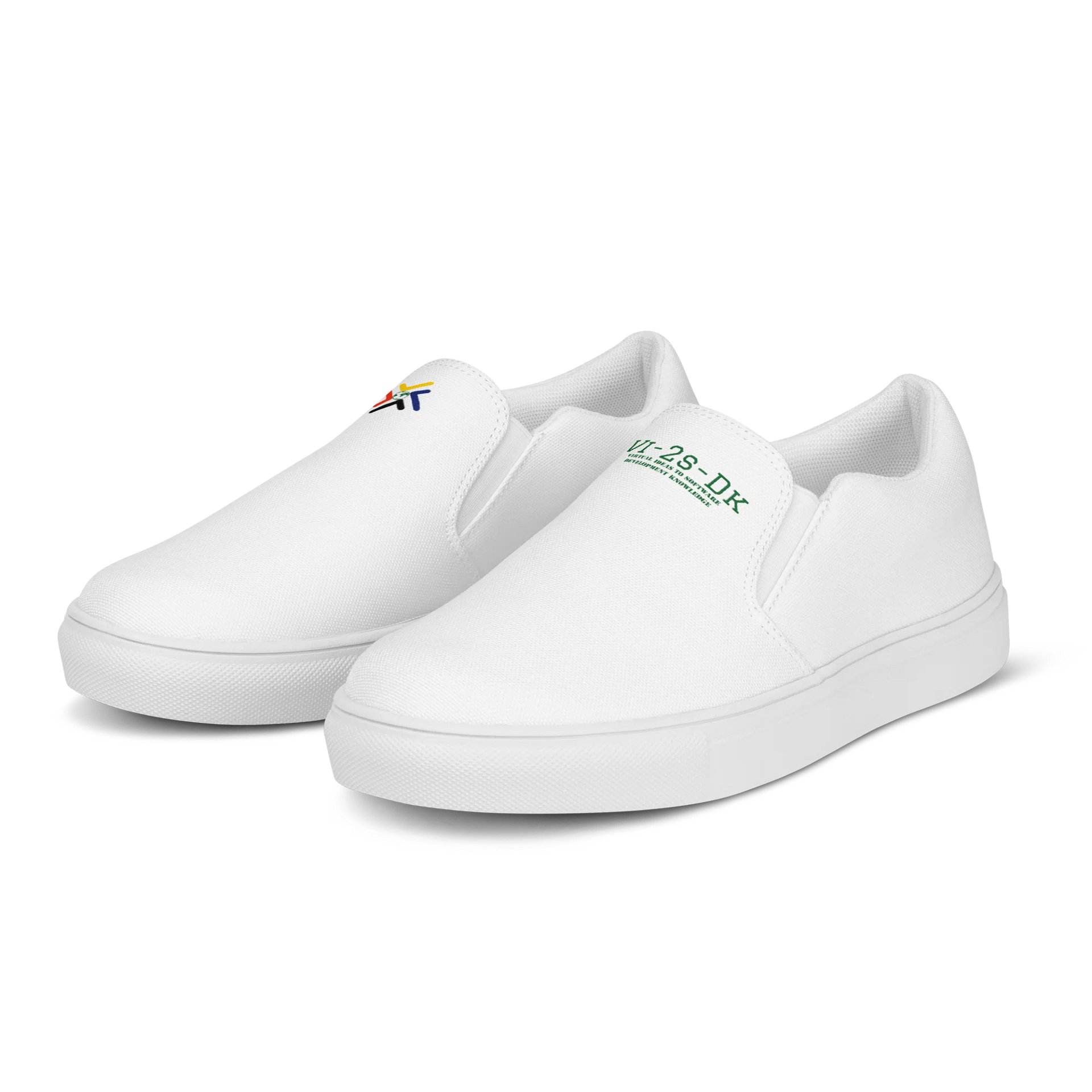 Vi-2s-Dk Men's Slip-On Canvas Shoes product image (3)