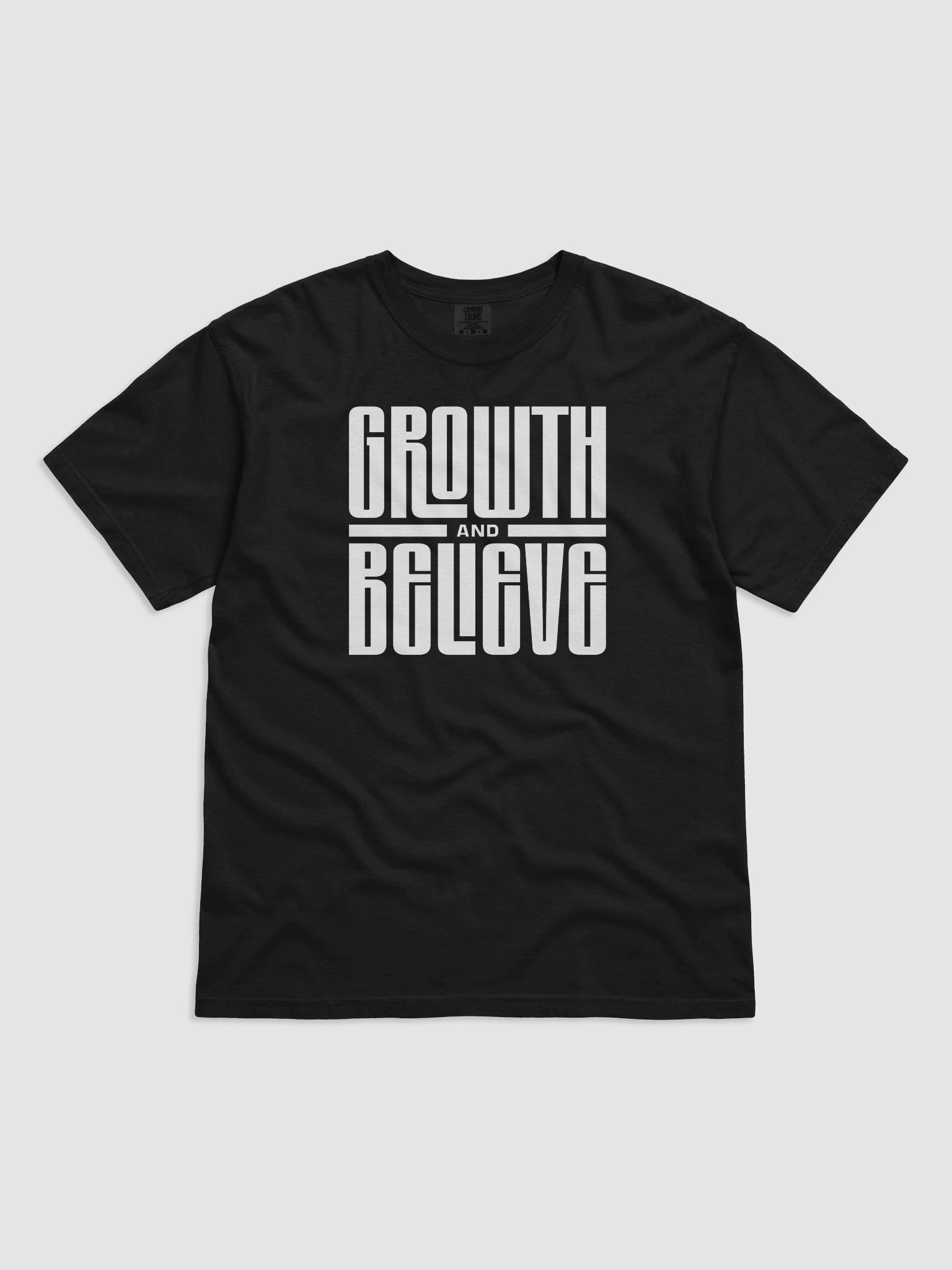 Growth and Believe Inspirational Graphic Tee product image (11)