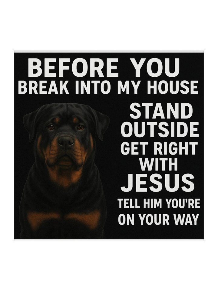 Rottweiler Guardian Sticker product image (2)