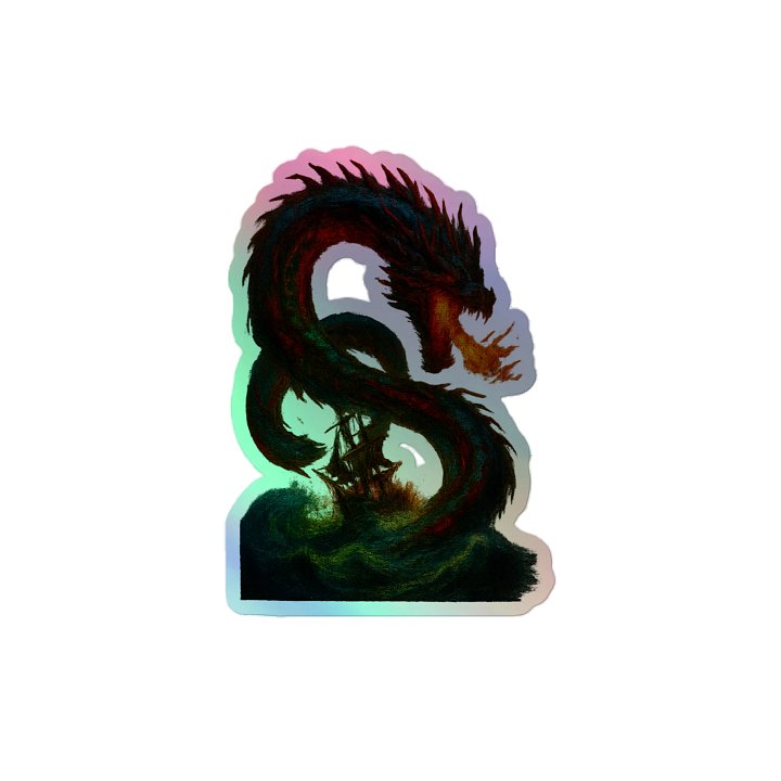 Dragon Attack Holographic Sticker Sheet product image (2)
