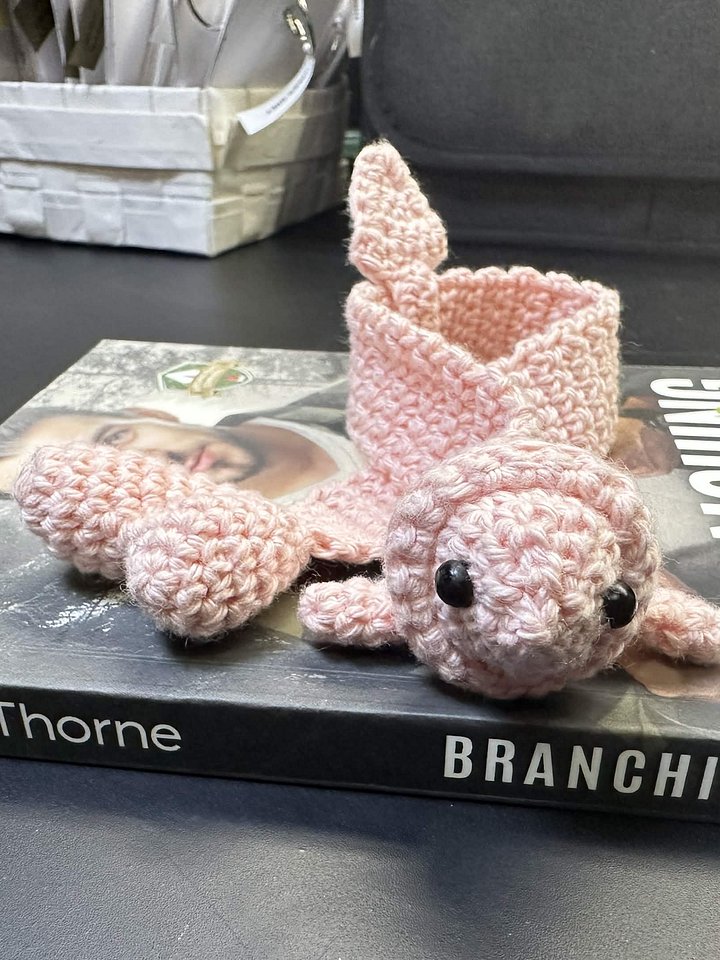 Crochet Boner Shark Bookmark product image (1)