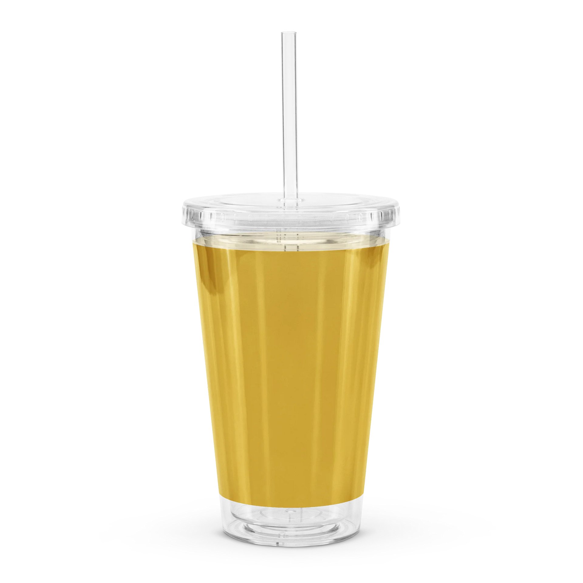 Make Way for the Messy Ones Double Wall Clear Plastic Tumbler product image (2)