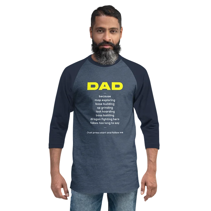 DAD Bold Raglan Tee — The Dad Plays product image (3)