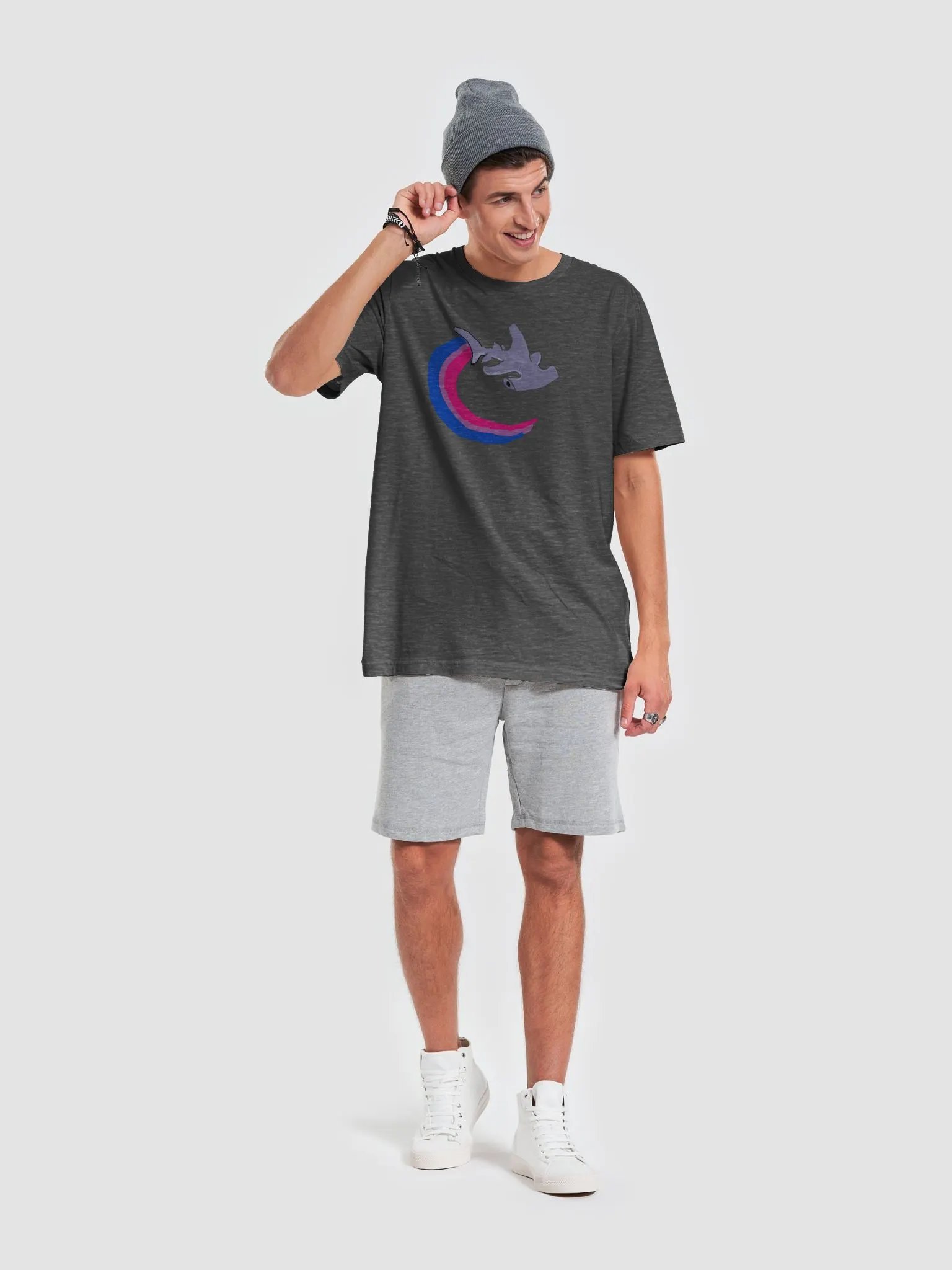 Bi Pride Hammerhead (tshirt) product image (6)