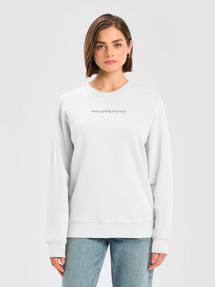 keep going anyway - white/matcha product image (1)