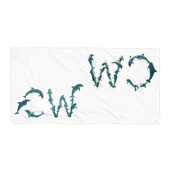 CW - Dolphin Splash Sublimated Towel product image (1)