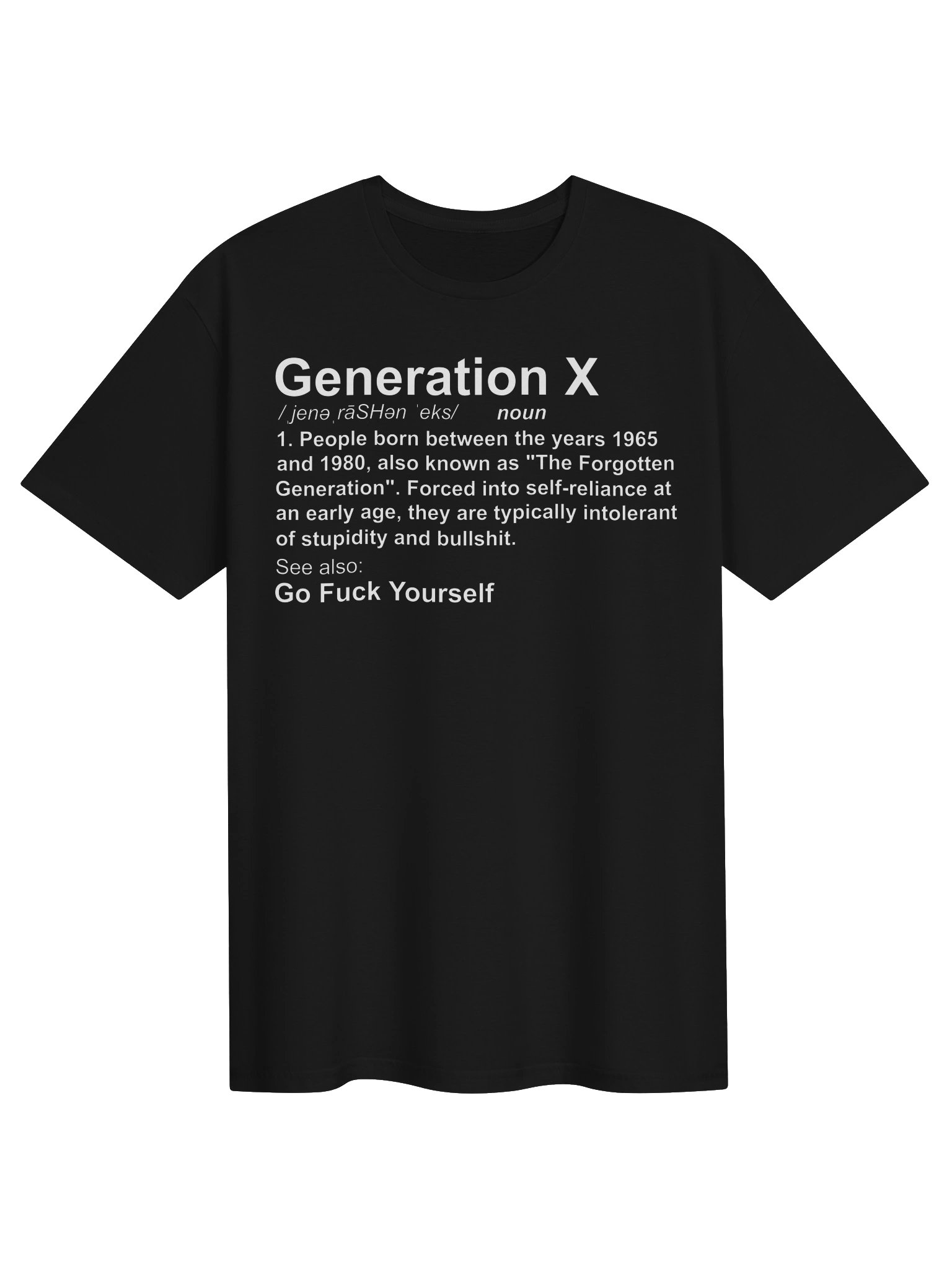 Generation X Dictionary Meme Tee product image (9)