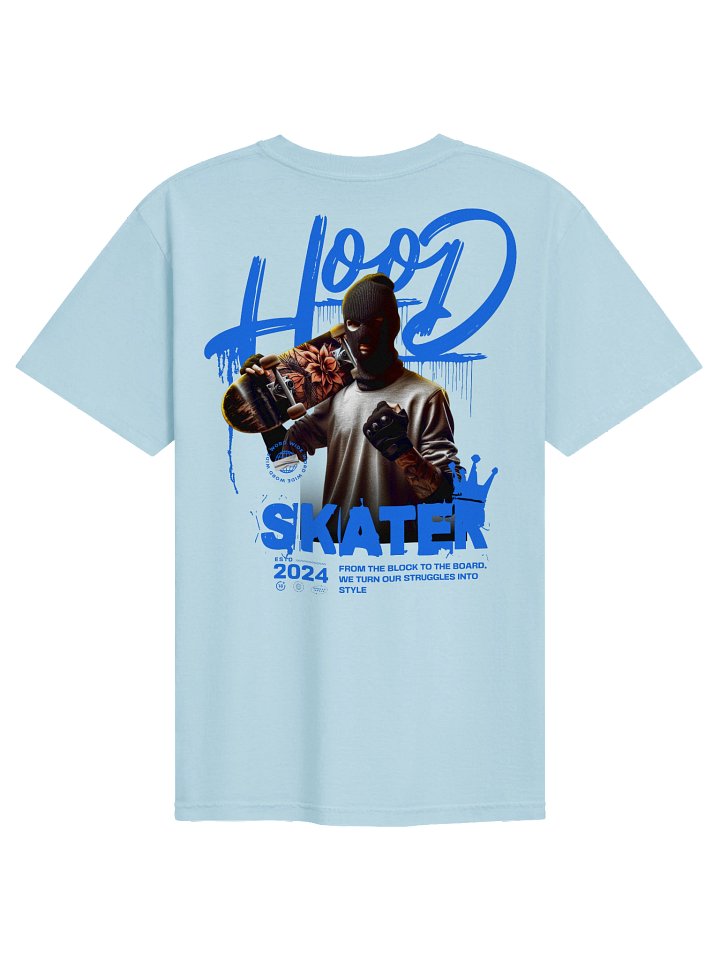 Hood Skater T-Shirt | VOID Club x Comfort Colors Heavyweight Garment-Dyed Tee product image (1)