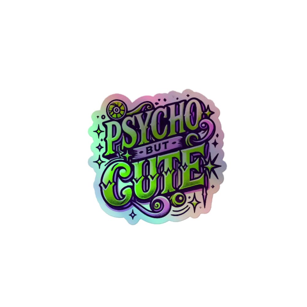 Cute&Psycho Sticker product image (1)