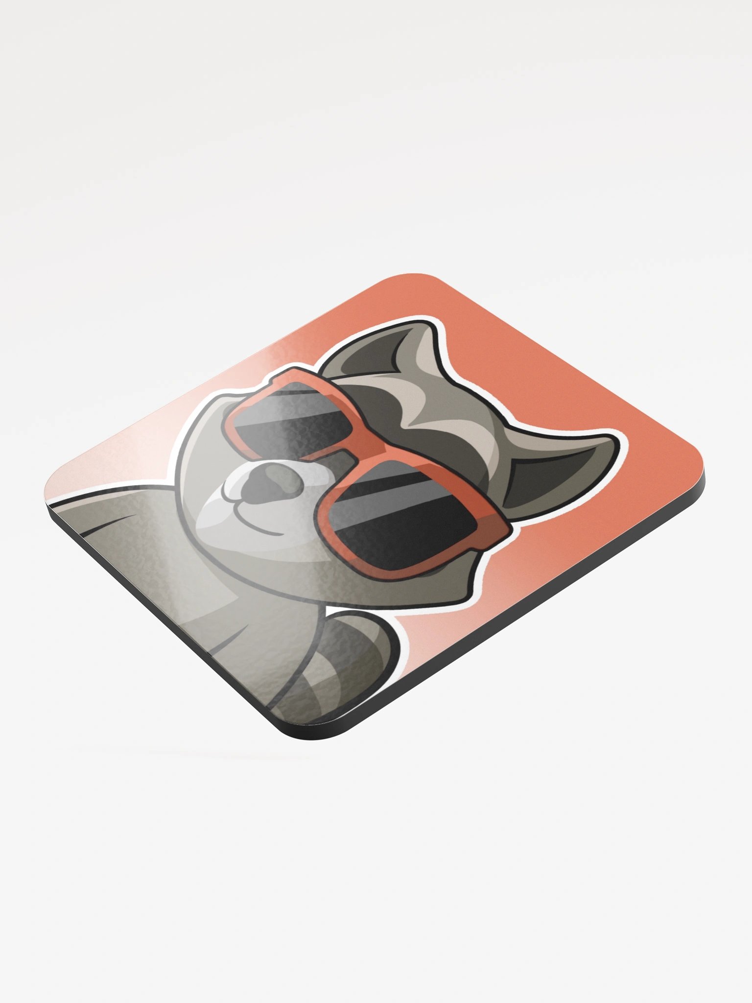 RespawnRaccoon's Coaster - Orange Background product image (3)