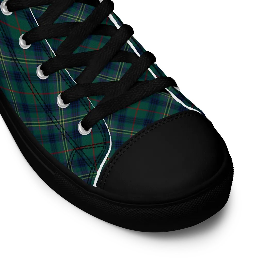 Kennedy Tartan Men's High Top Shoes product image (11)