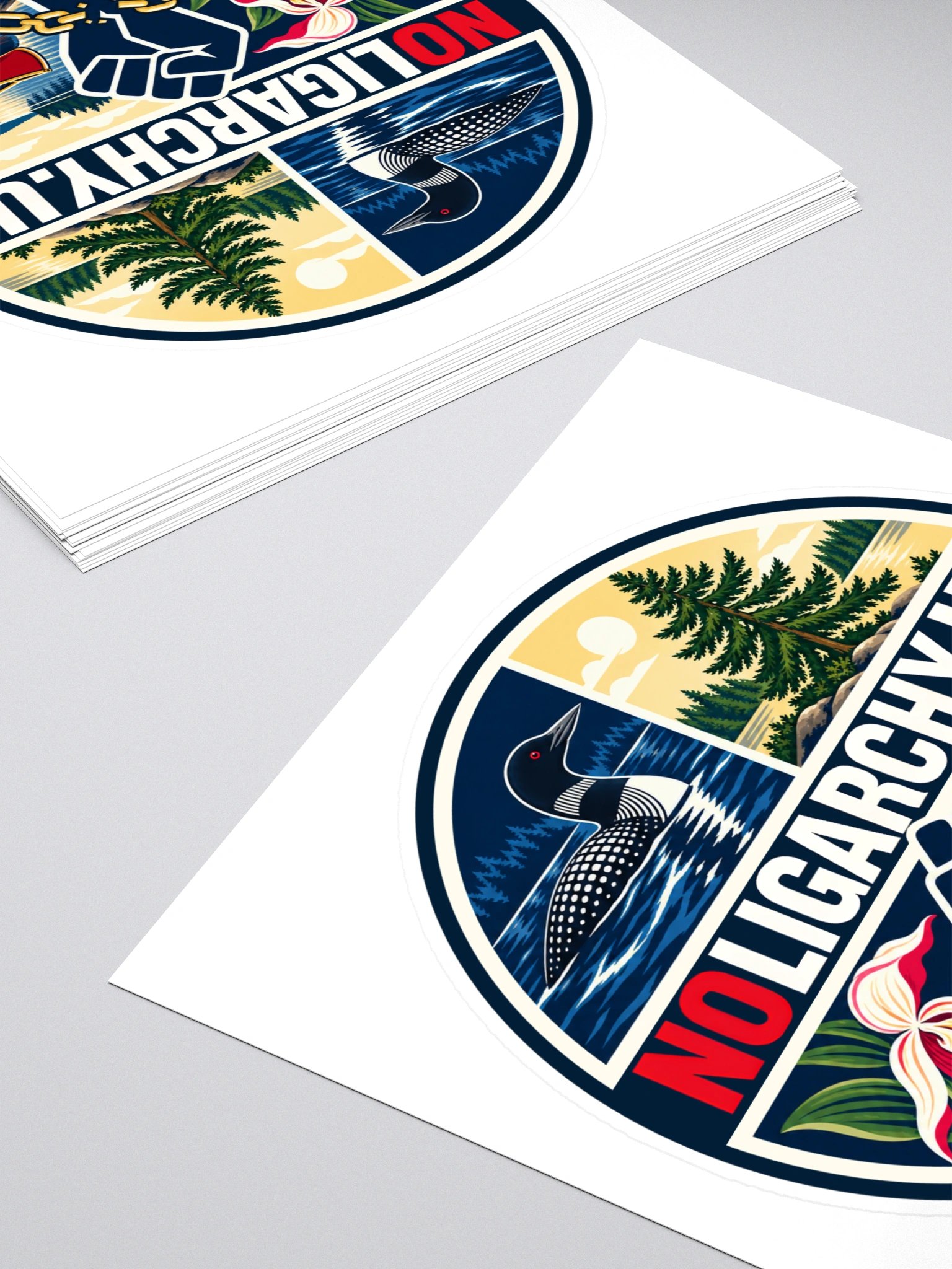 Minnesota NOLIGARCHY.US sticker product image (4)