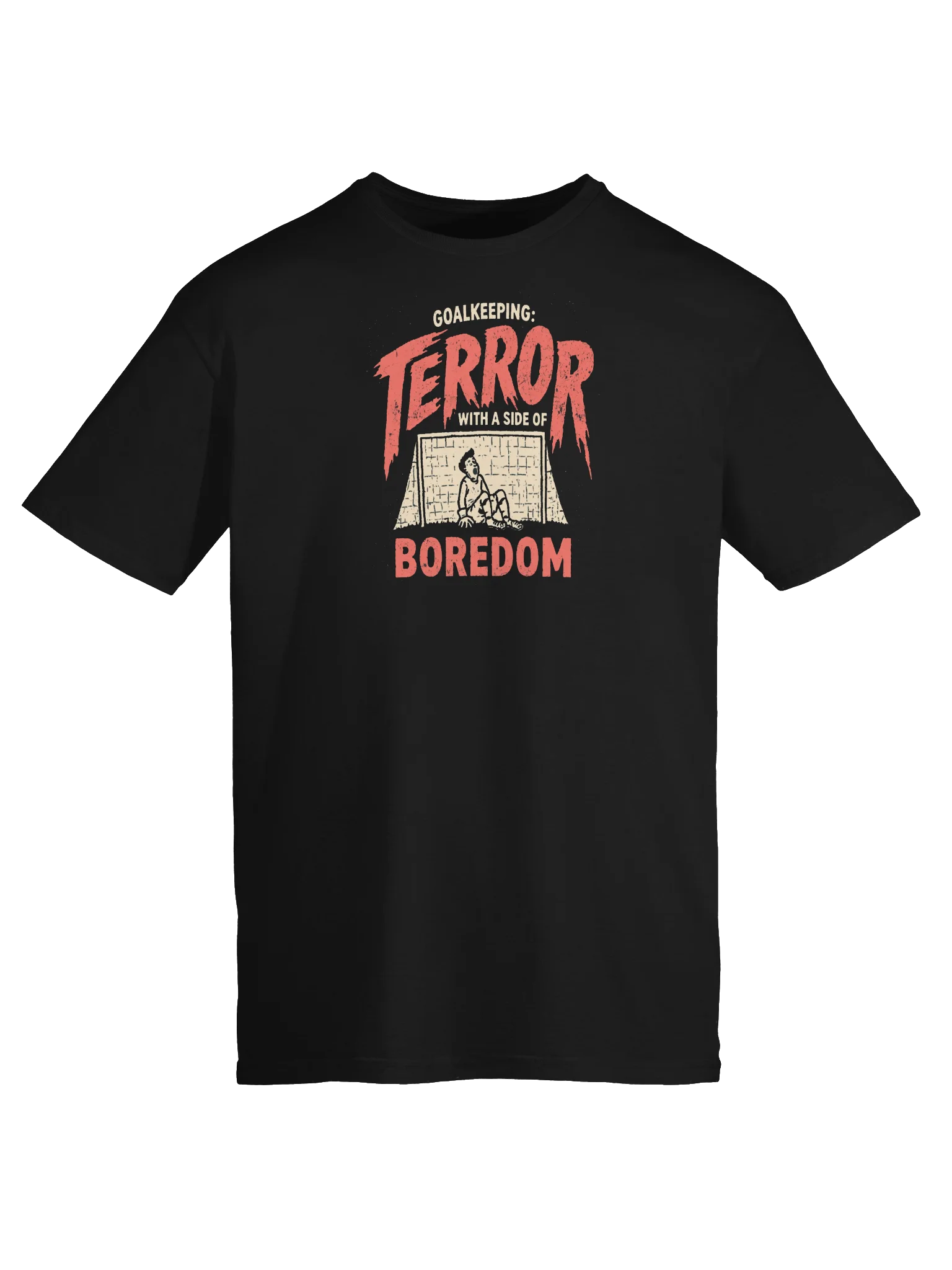Goalkeeping: Terror, Boredom Yawning Tee product image (5)