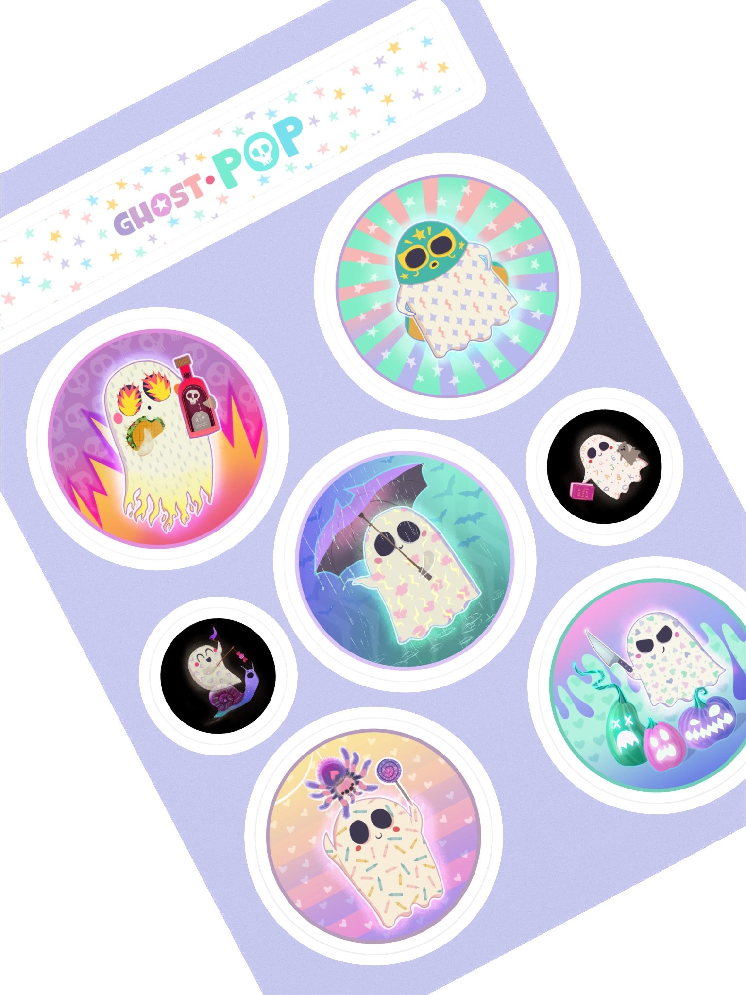 Ghost Pop Sticker Sheet #1 product image (1)