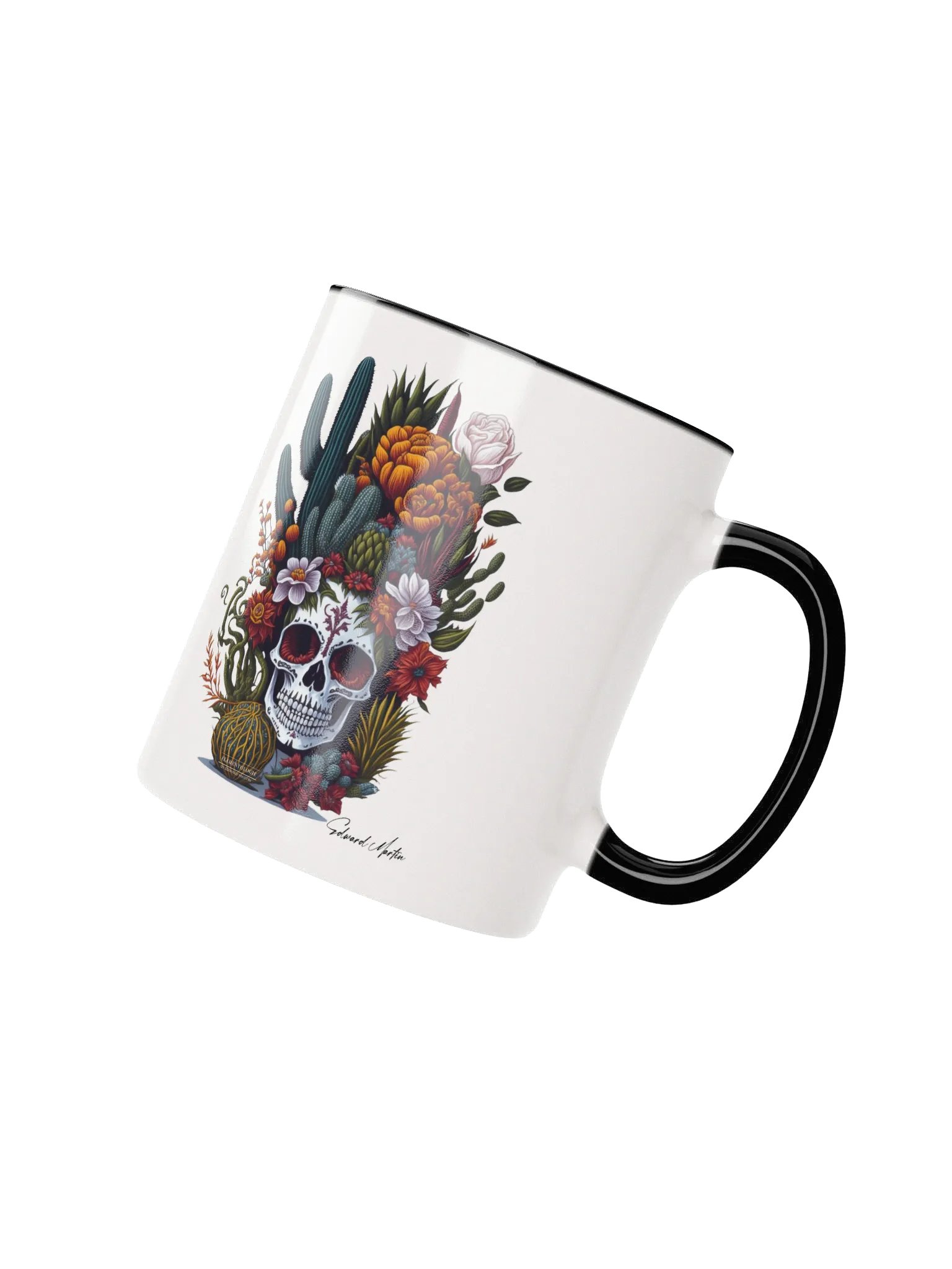Vibrant Sugar Skulls Ceramic Mug product image (16)