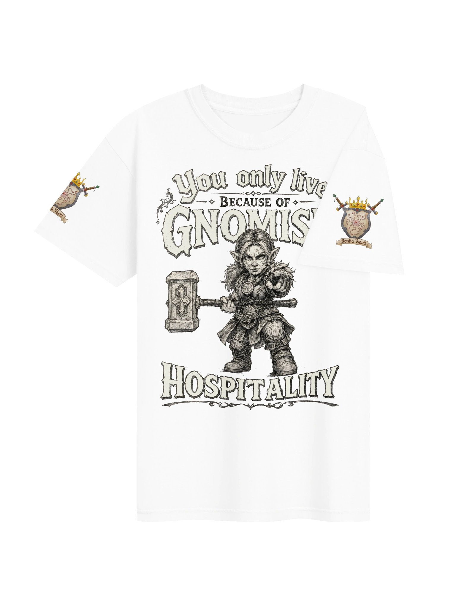 Gnomish Hospitality Tee product image (4)
