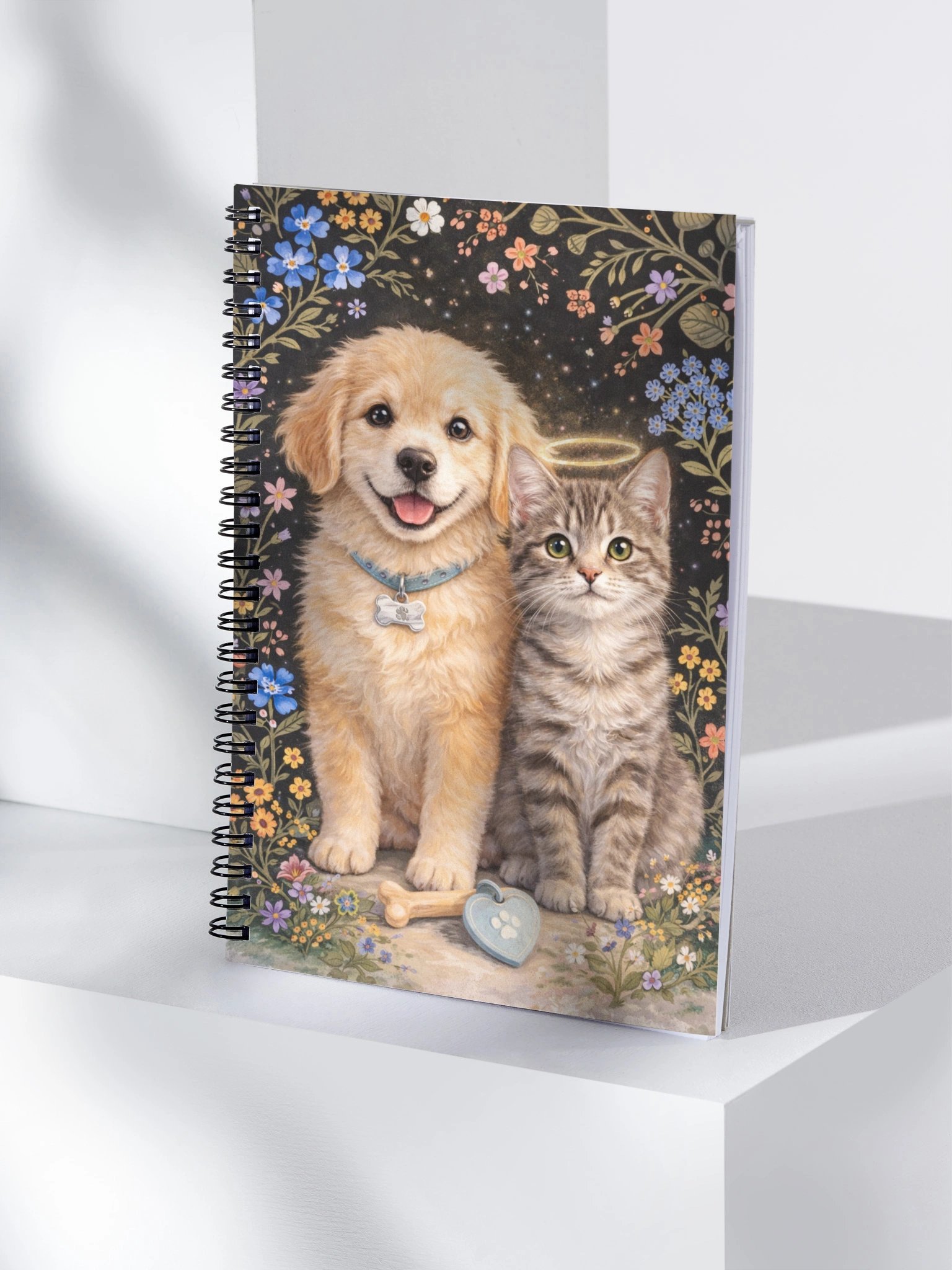 Whimsical Pet Friends Spiral Notebook product image (4)