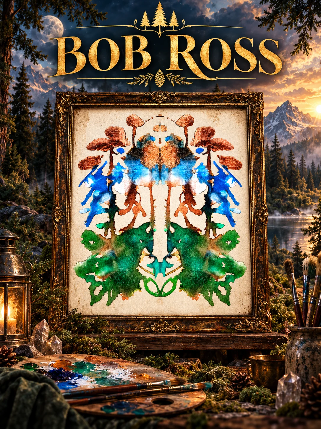 Bob Ross | Inkblot Print product image (1)