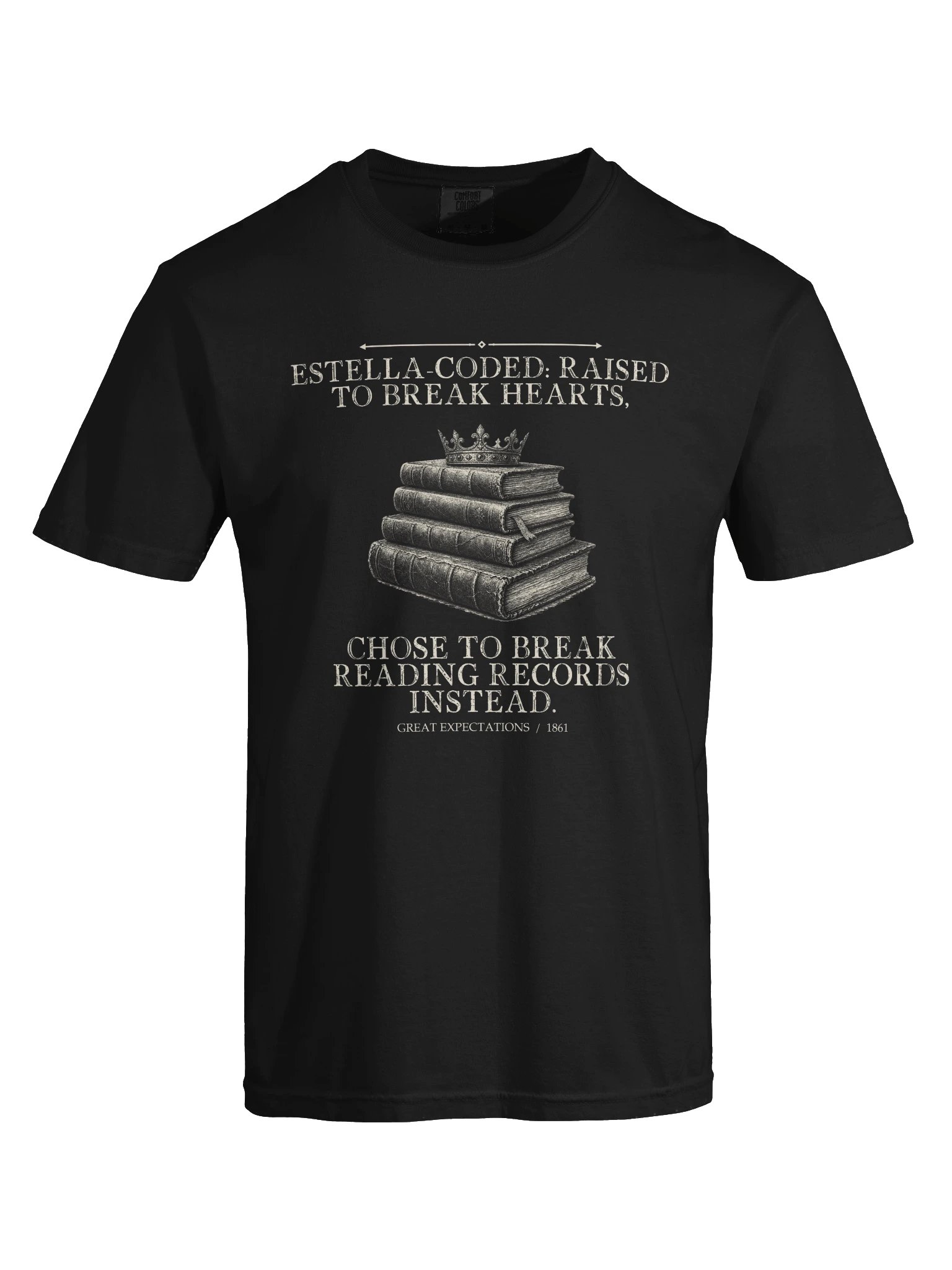 Estella Coded Raised Break Hearts Chose Break -- Great Expectations Tee (Dark) product image (25)