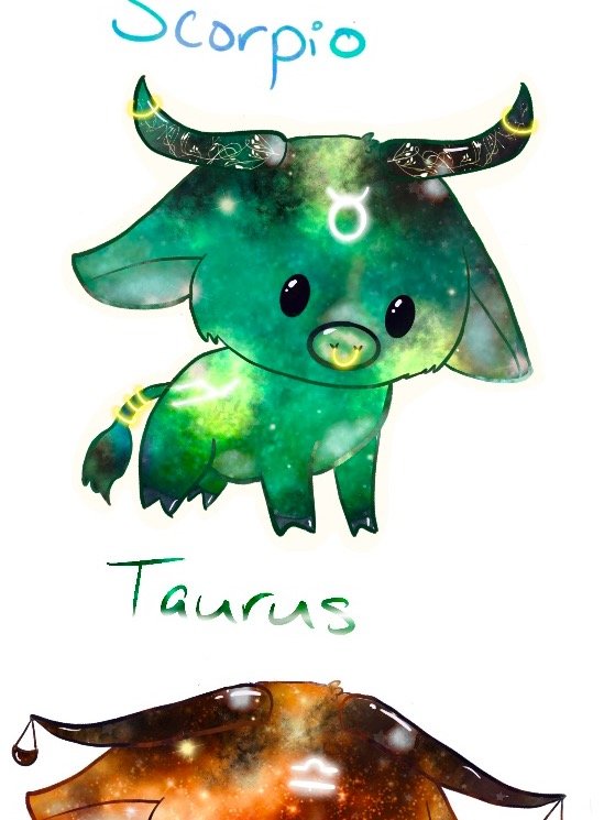 Holo Taurus cow sticker product image (1)
