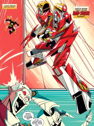⚡️ The Boom Studios comics bring their own twist on Zords and Megazords.

The creation of new Ranger teams also come with new...