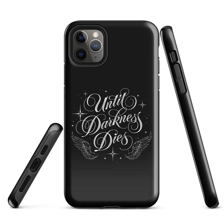Until Darkness Dies (wings design) iPhone Case product image (1)