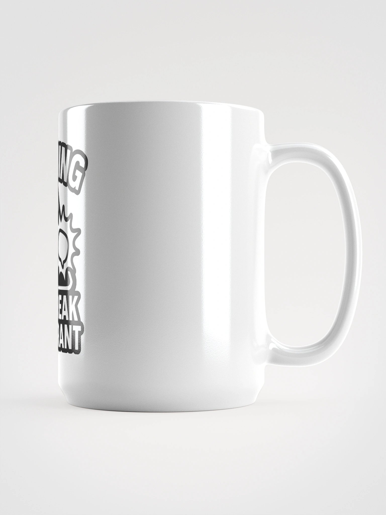Cautionary Rant White Glossy Mug product image (1)