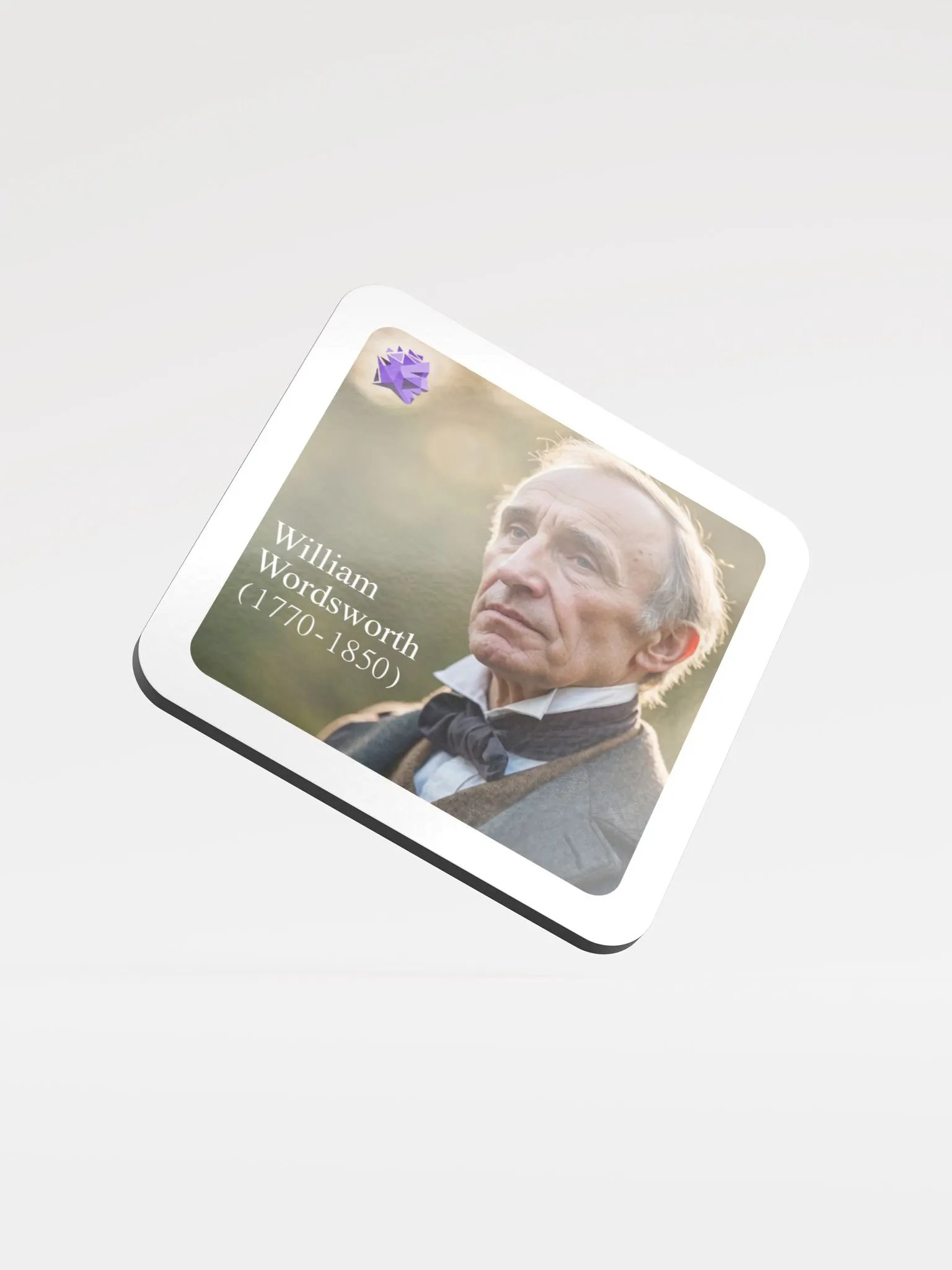 William Wordsworth Cork Coaster product image (1)
