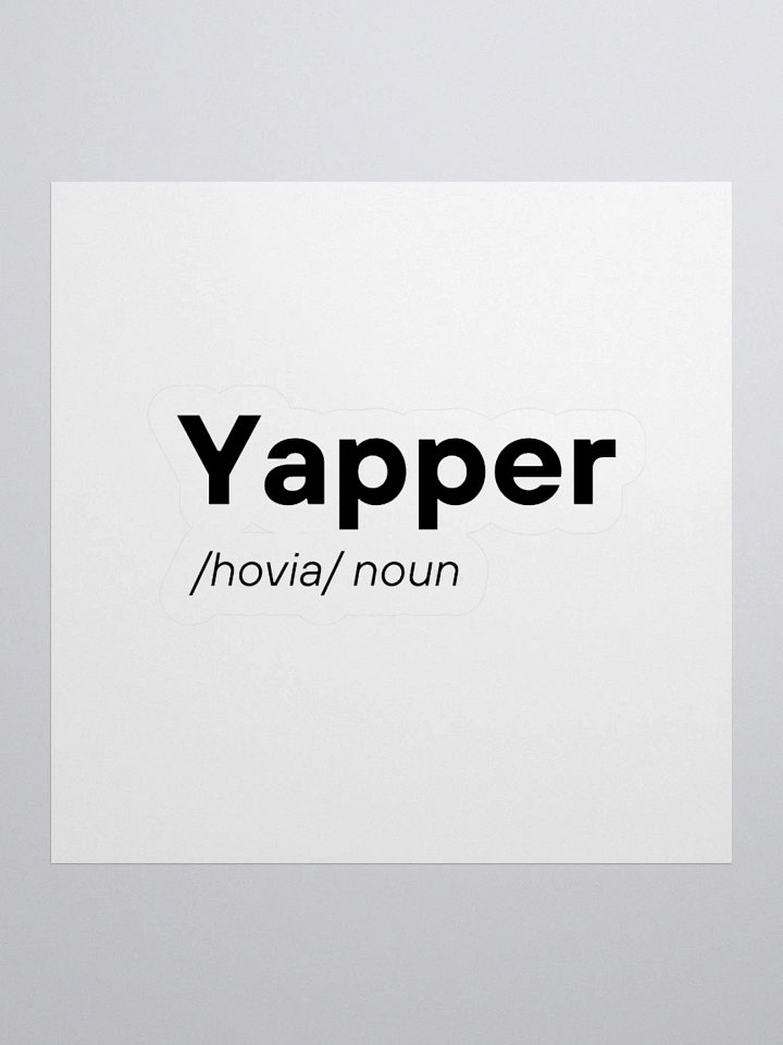 Yapper Sticker product image (4)