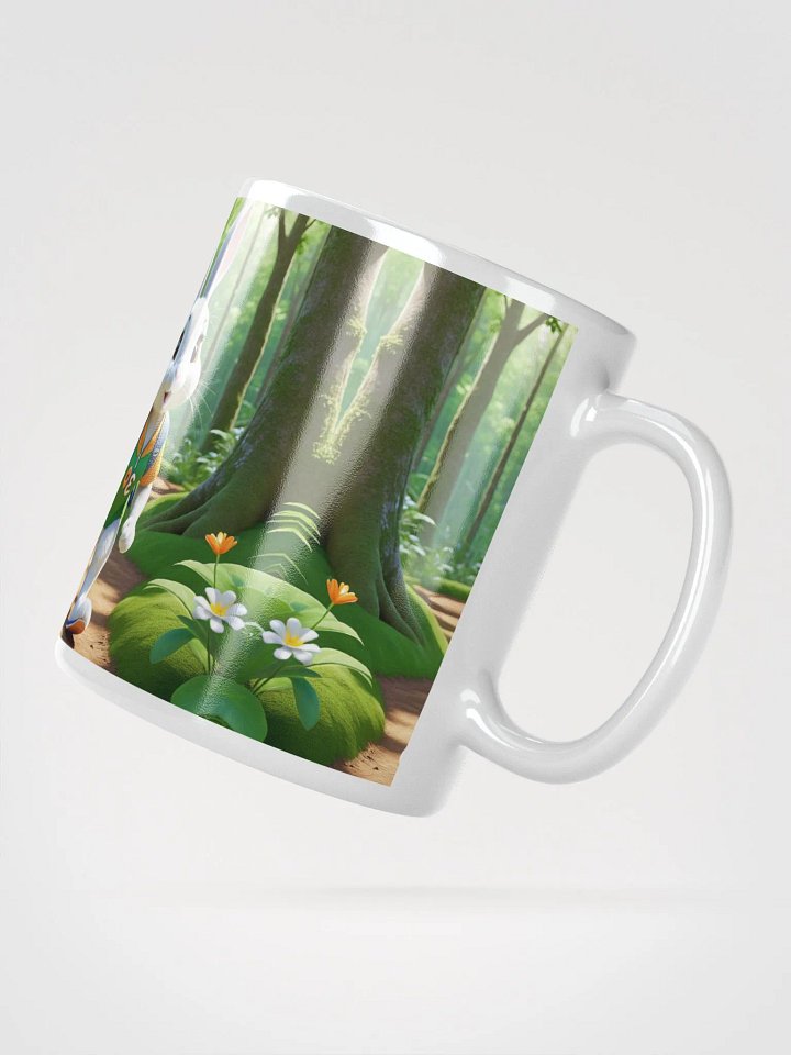 Rabbit glossy mug product image (4)
