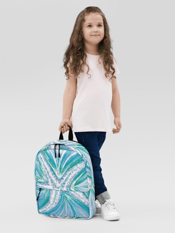 Bright Cyan Starfish