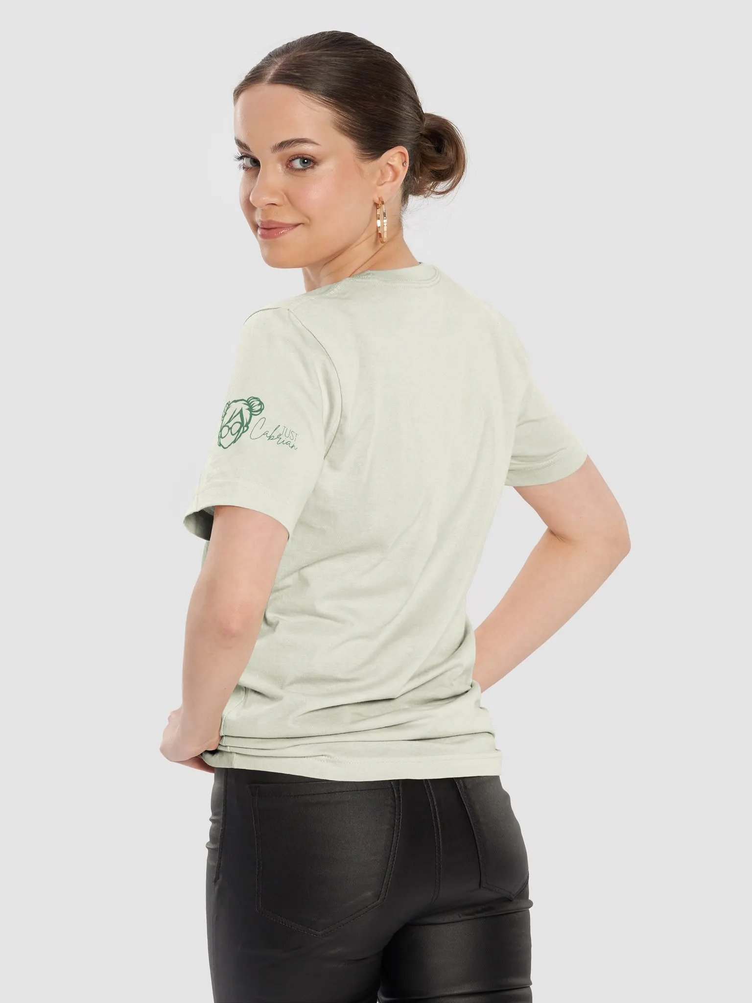 JustCabrian Logo Splatter Tee (green) product image (7)