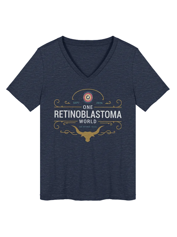 One Rb World 2026 Longhorn Design - Women's V-Neck Shirt product image (1)