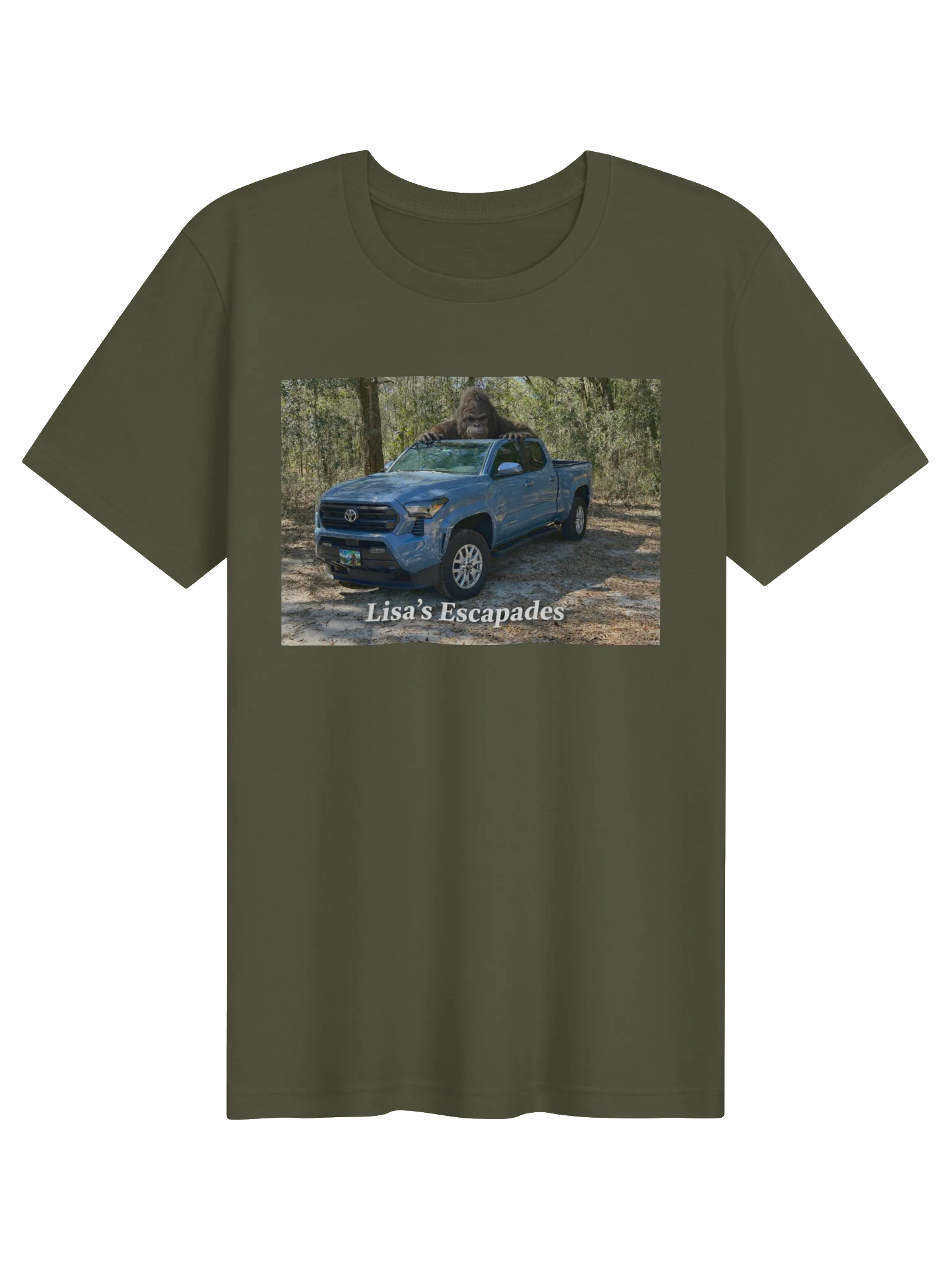 Trending Lisa’s Escapades Bigfoot Truck Tee product image (1)