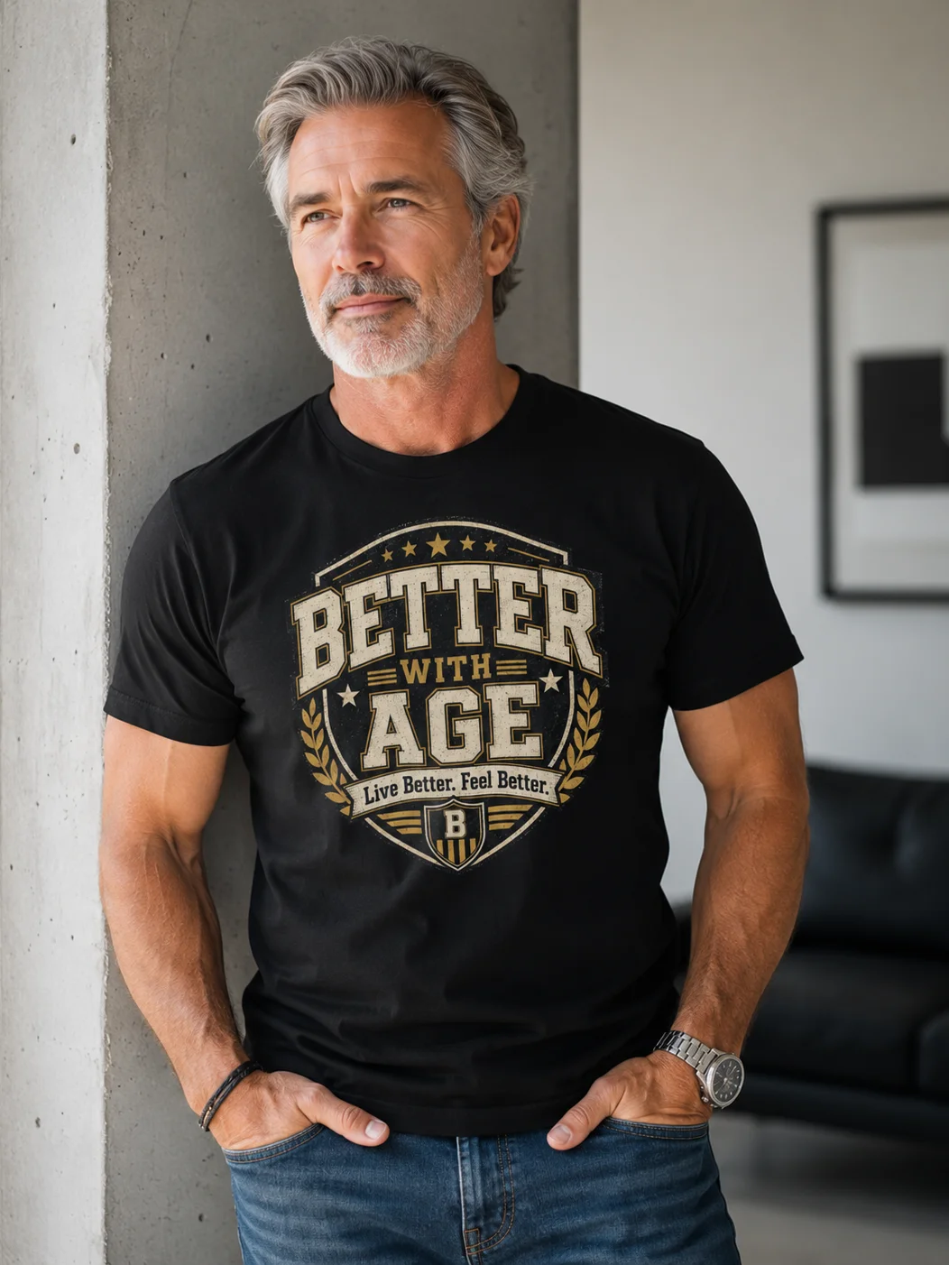Better With Age Unisex Vintage Athletic T-Shirt product image (1)