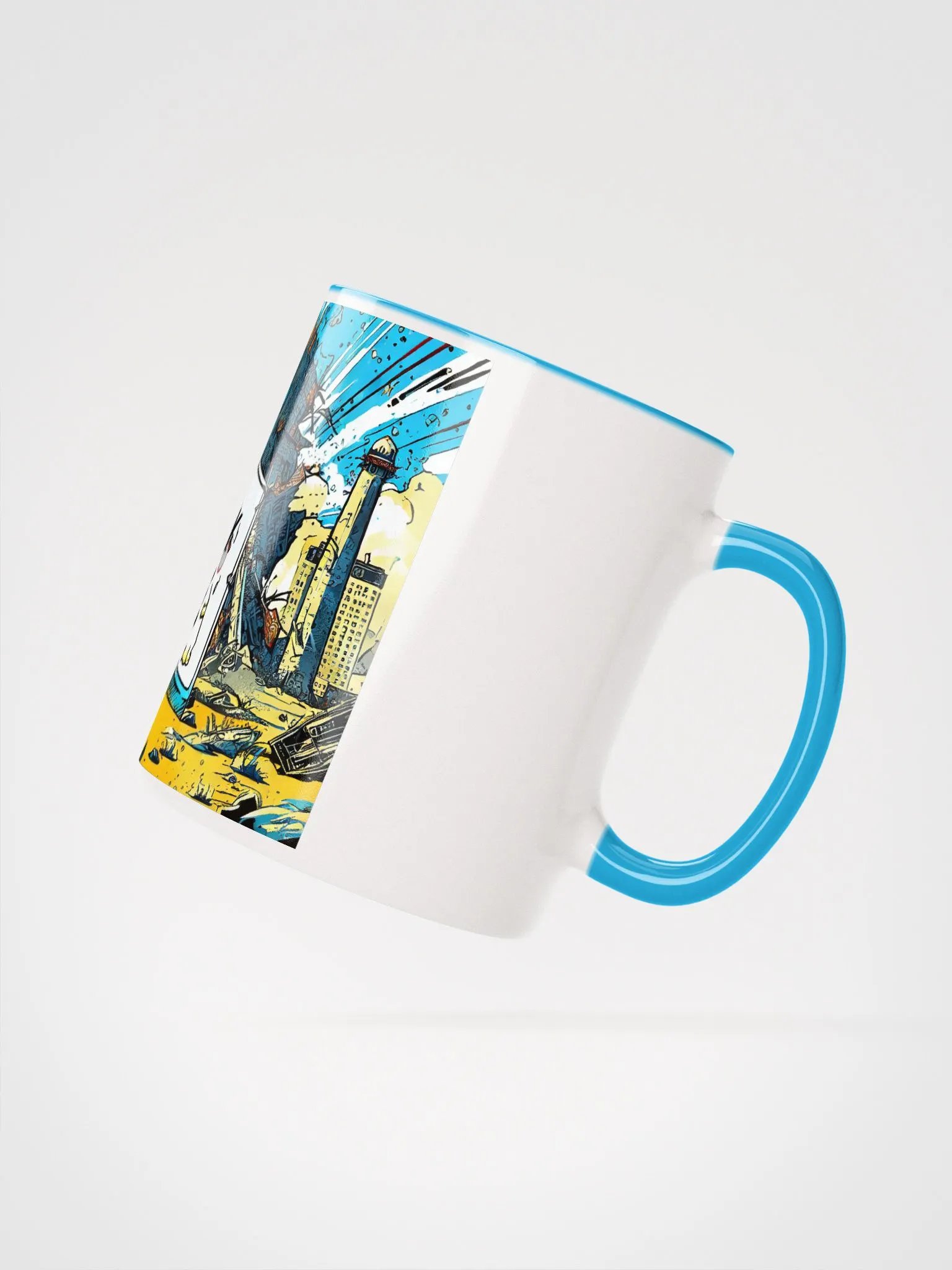 Tarkov Time: Tarkov Time ceramic mug (Light Blue) product image (3)