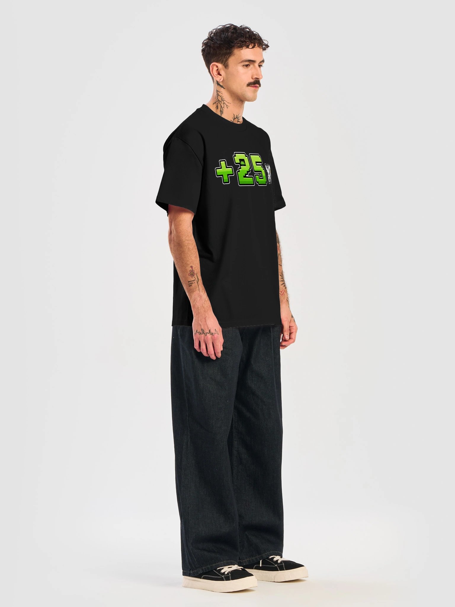 GRIND NOW, BRAG LATER – Pixel Mode Tee - PREMIUM product image (7)