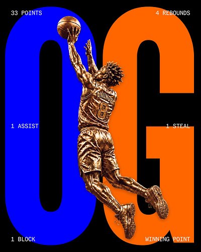 My mayor Muslim, my bagels Jewish, OG’s arrived, Knicks in five! @nyknicks 

#nba #knicks #oganunoby #nbafinals #newyork
