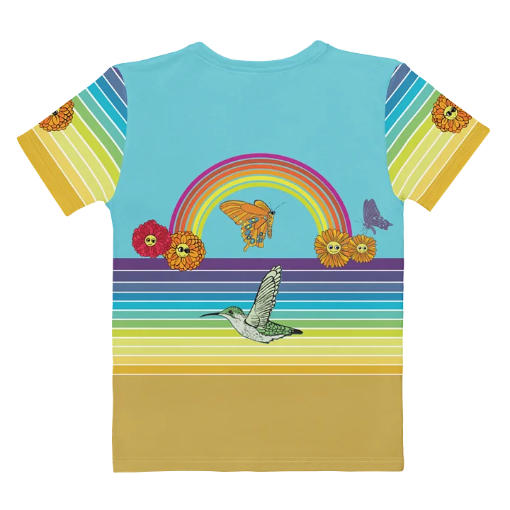 Womens Rainbow Butterfly Dream T-shirt product image (2)